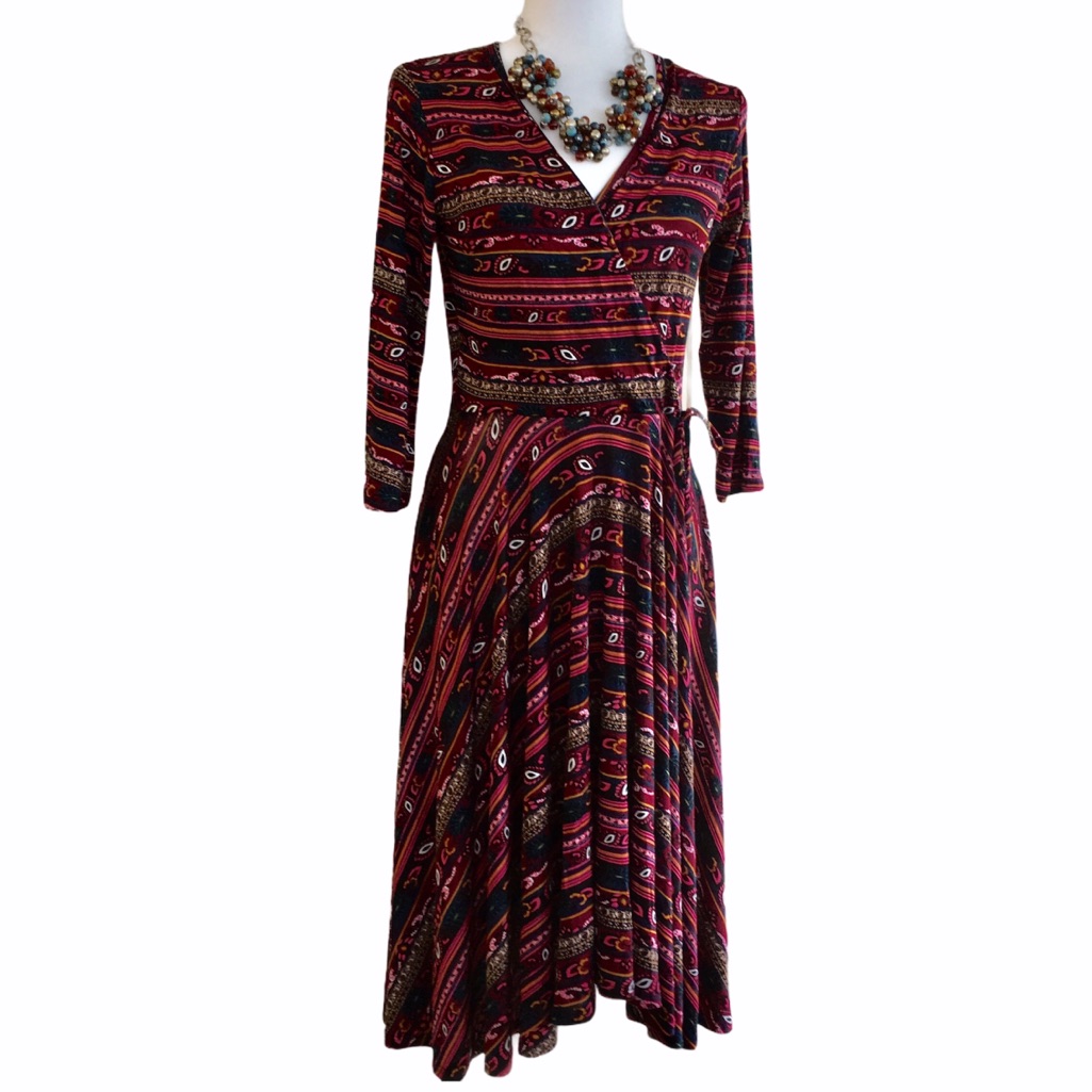 Pretty Young Thing Faux Wrap Dress N